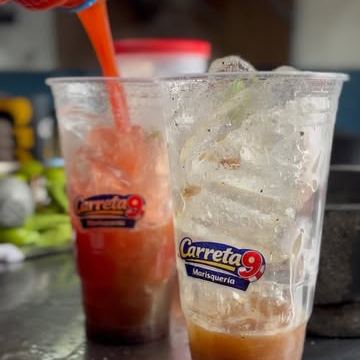 Bebidas preparadas en vasos de Carreta 9